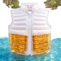 Transparent Beer-Filled Jacket for Pools Beer Jacket Transparent Beer Jacket