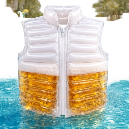 Transparent Beer-Filled Jacket for Pools Beer Jacket Transparent Beer Jacket