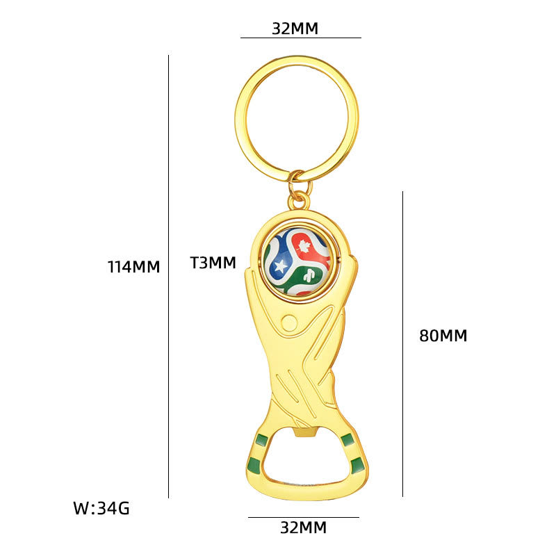 2026 World Cup Bottle Opener Key Chain