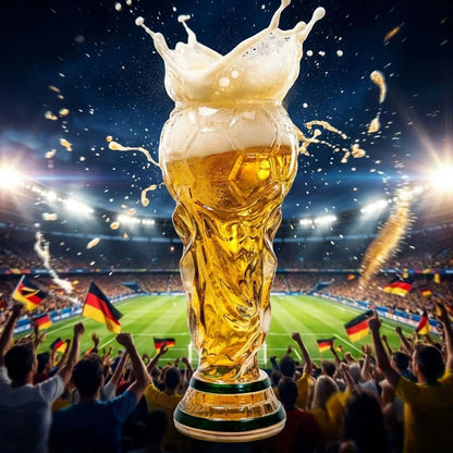 Premium 2026 Trophy Beer Glass with Opener