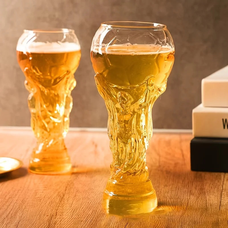 World Football Award Ceremony Trophy Shape Beer Glass