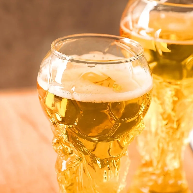 World Football Award Ceremony Trophy Shape Beer Glass